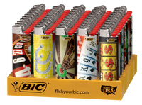 BiC Maxi - Special Edition Casino Series - Pocket Lighters (50-Count Tray) - MK Distro