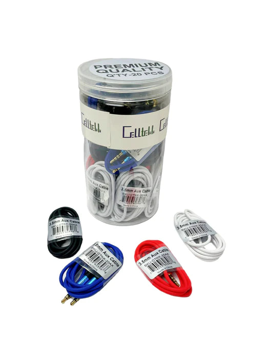 Celltekk USB Cables Jar Type  20pc - MK Distro