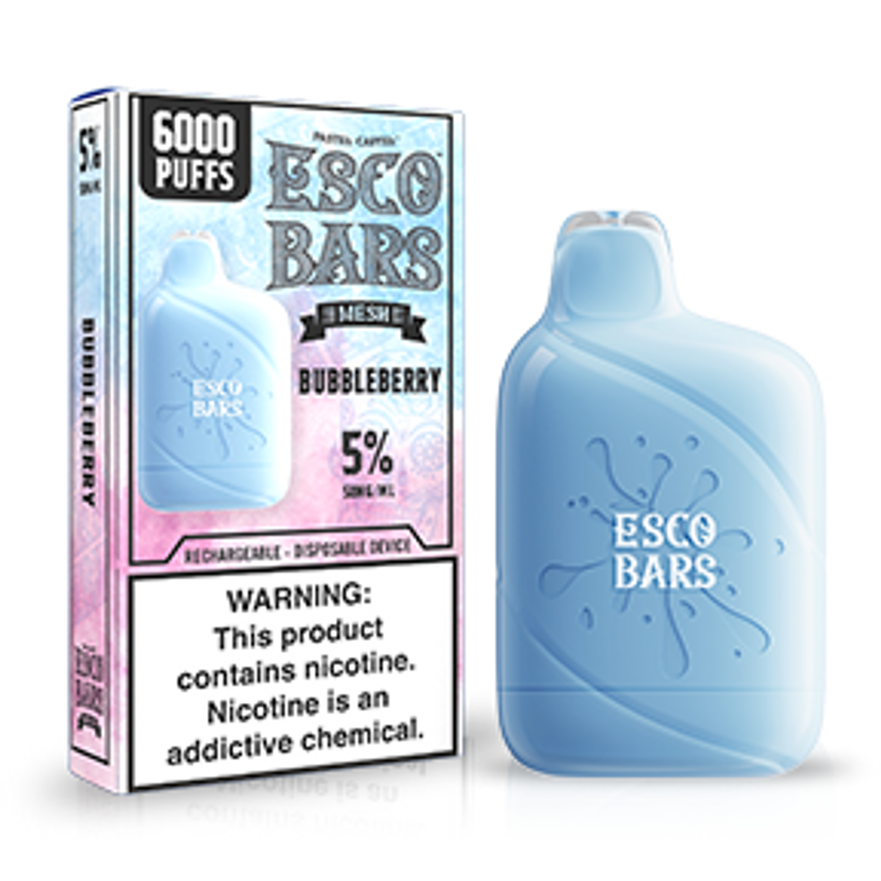 Esco Bar Mesh - Disposable Vape (5% - 6000 Puffs) - MK Distro