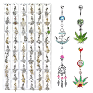 REFILL TRAY,BELLY PIERCING DANGLE X 54 PCS - MK Distro