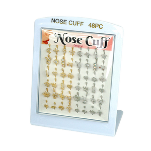 NOSE CUFF,DESIGN A,48 SET,MIX,MINI DISPLAY - MK Distro