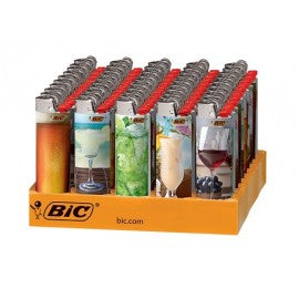 BiC Maxi - Special Edition Cheers Series - Pocket Lighters (50-Count Tray) - MK Distro