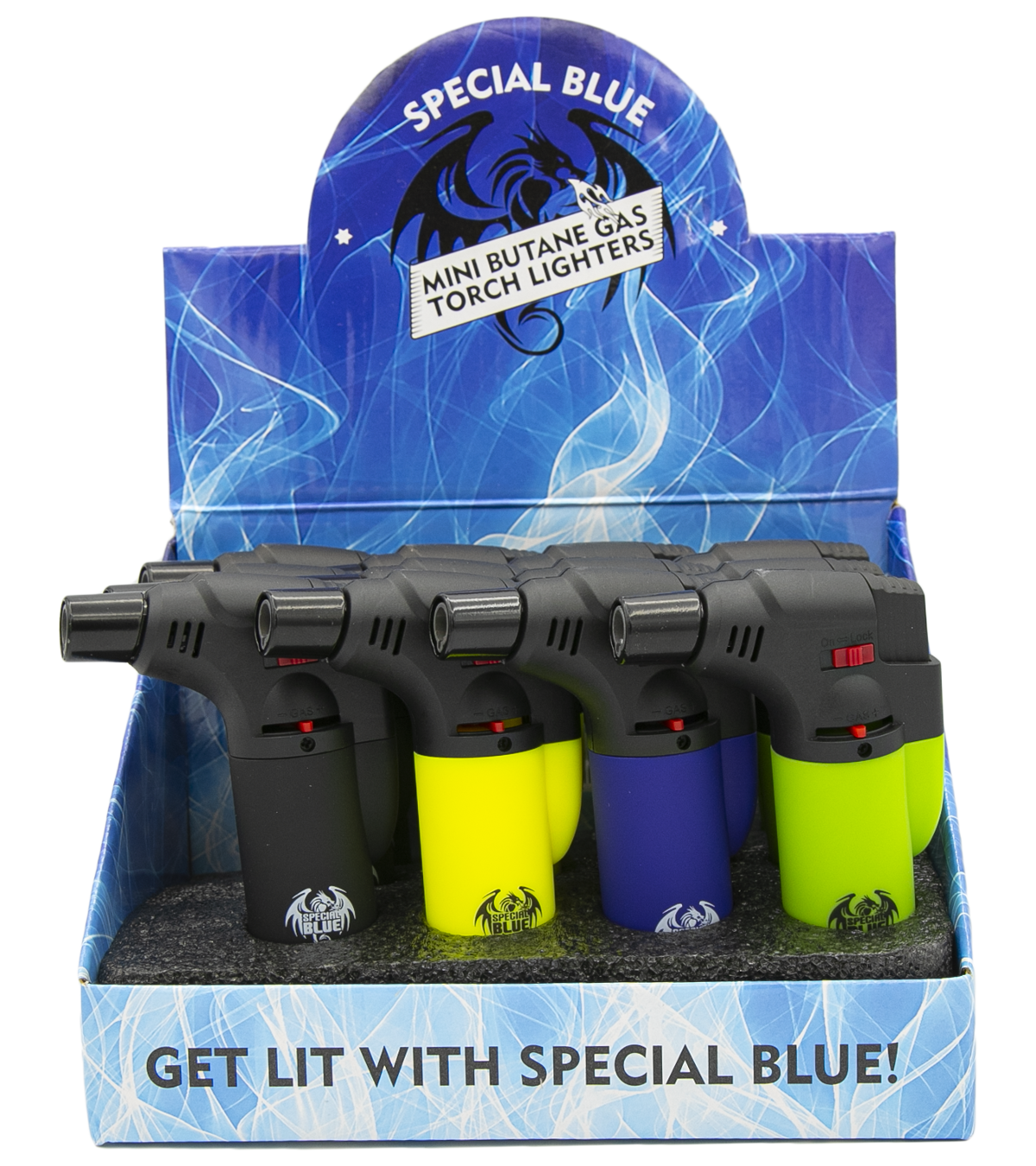 Special Blue - Bernie Rubber - Disposable Lighters (Box of 15) - MK Distro