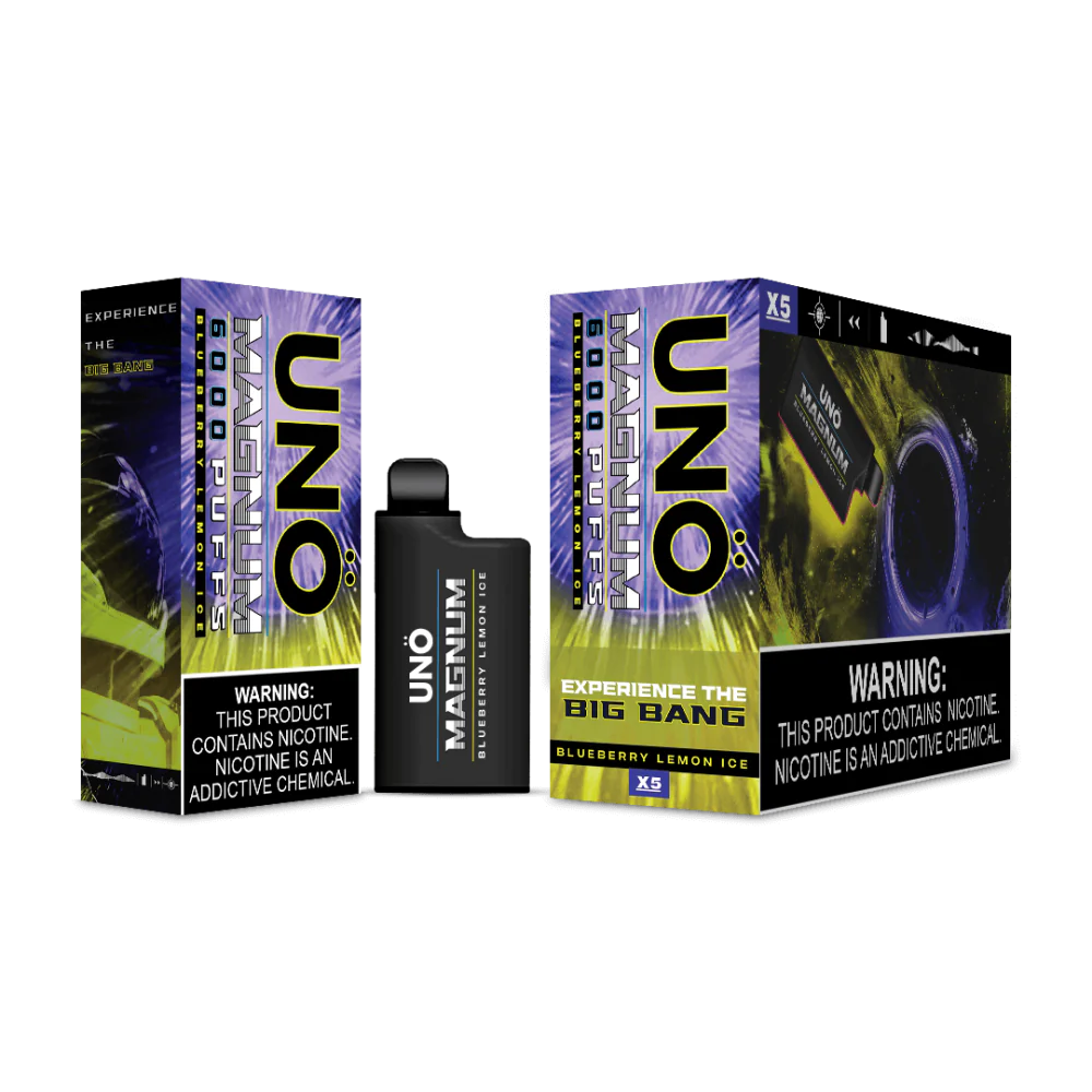 UNO MAGNUM - Disposable Vape (5% - 6000 puffs) - MK Distro