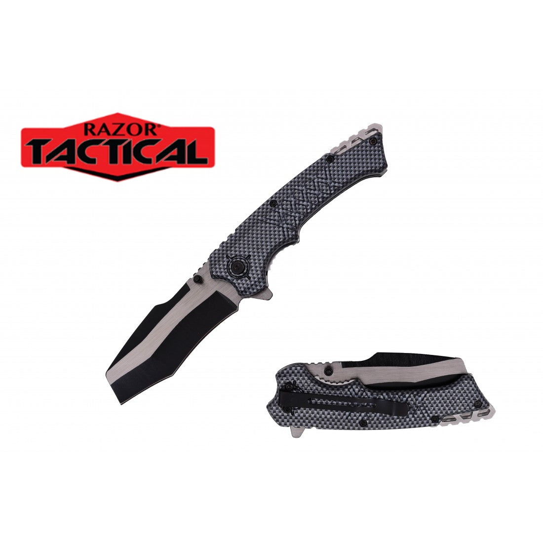 SPRING ASSIST KNIFE 5'' ABS HANDLE (120/12/13*10*17/40) -RT-7140CF - MK Distro
