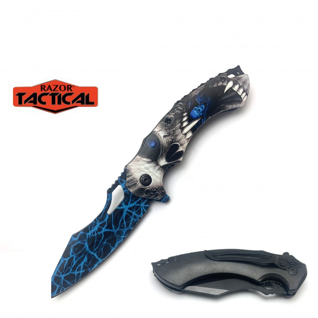 RT-7356 Fantasy Action Assist Knife ABS HANDLE - MK Distro