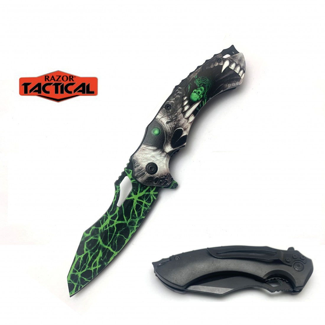 RT-7356 Fantasy Action Assist Knife ABS HANDLE - MK Distro