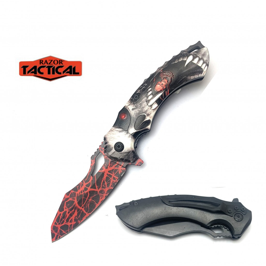 RT-7356 Fantasy Action Assist Knife ABS HANDLE - MK Distro