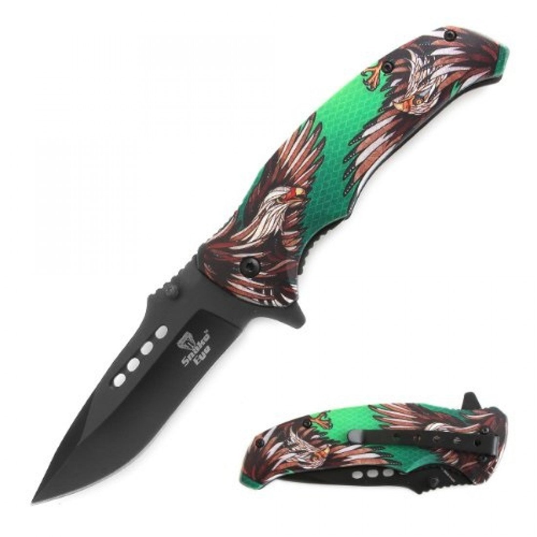 SE-5044 Tactical Spring Assist Knife Wild Life Collection 4.75" (120/cs) - MK Distro