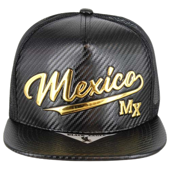 Adjustable Baseball Hat - Mexico MX (Black) - MK Distro