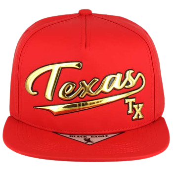 Adjustable Baseball Hat - Texas TX (Red) - MK Distro