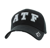 Adjustable Baseball Hat  - ATF (Solid Black) - MK Distro