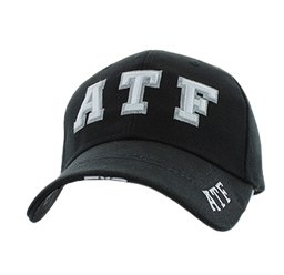 Adjustable Baseball Hat  - ATF (Solid Black) - MK Distro