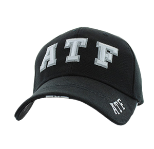 Adjustable Baseball Hat  - ATF (Solid Black) - MK Distro