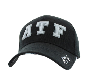 Adjustable Baseball Hat  - ATF (Solid Black) - MK Distro