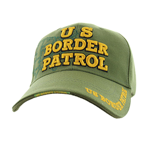Adjustable Baseball Hat - US Border Patrol (Green) - MK Distro