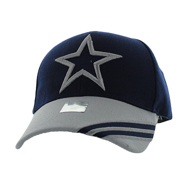 Adjustable Baseball Hat - Big Star Mesh (Navy) - MK Distro