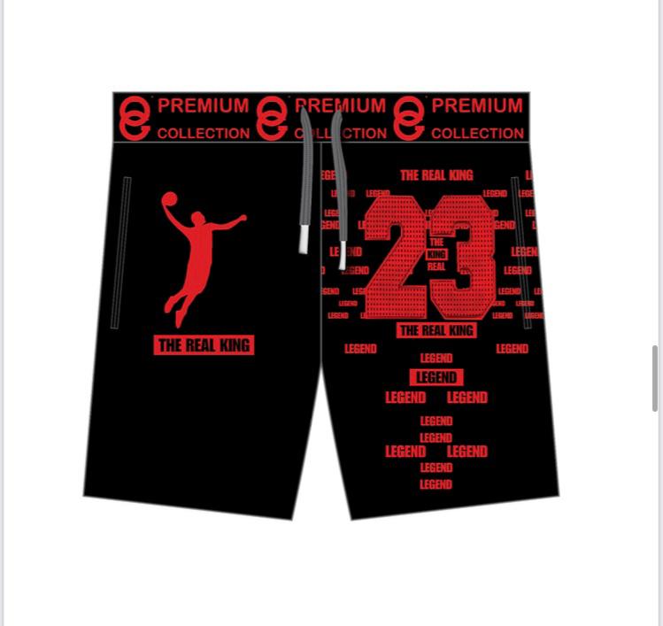 The Real King 23 Legend Swat Pants Shorts Black - MK Distro