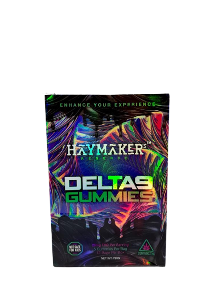 Haymaker Delta-9 - Gummies (125mg x 12) - MK Distro