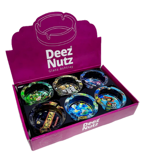 Deez Nuts - Glass Ashtray - Box of 6 - MK Distro
