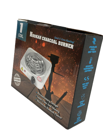 HOOKAH CHARCOAL BURNER 1 COIL - MK Distro