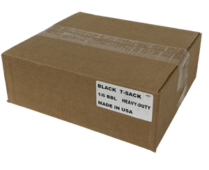 Black Plastic bag heavy duty 1/6 bbl - MK Distro