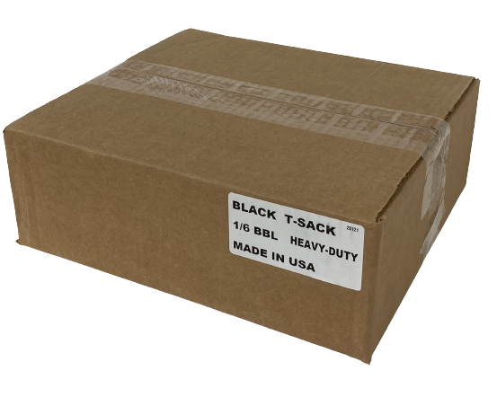 Black Plastic bag heavy duty 1/6 bbl - MK Distro
