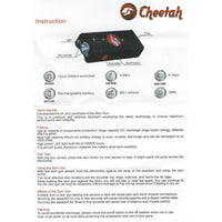 Cheetah Stun Gun (CH-10BK) & Pepper Spray (CH-31BK) COMBO Blister Pack (120/1/24*14*18/44) - MK Distro